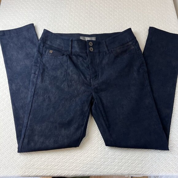 Tristan Women’s Size 10 Blue Pull On Pants Elastic Waist Stretch Pockets - Picture 3 of 9